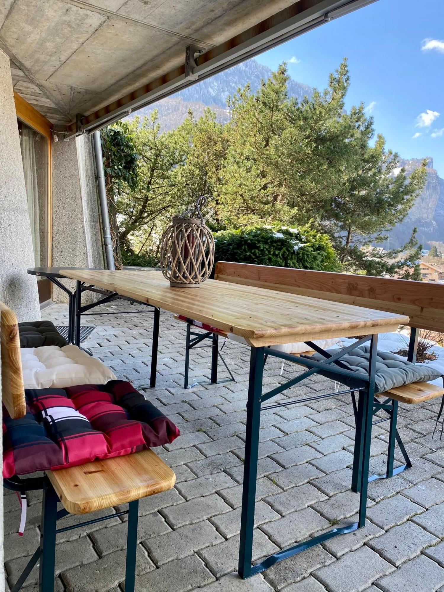 מירינגן Appartement Aareschlucht- Grandiose Aussicht Fuer 2-6 Pers. מראה חיצוני תמונה